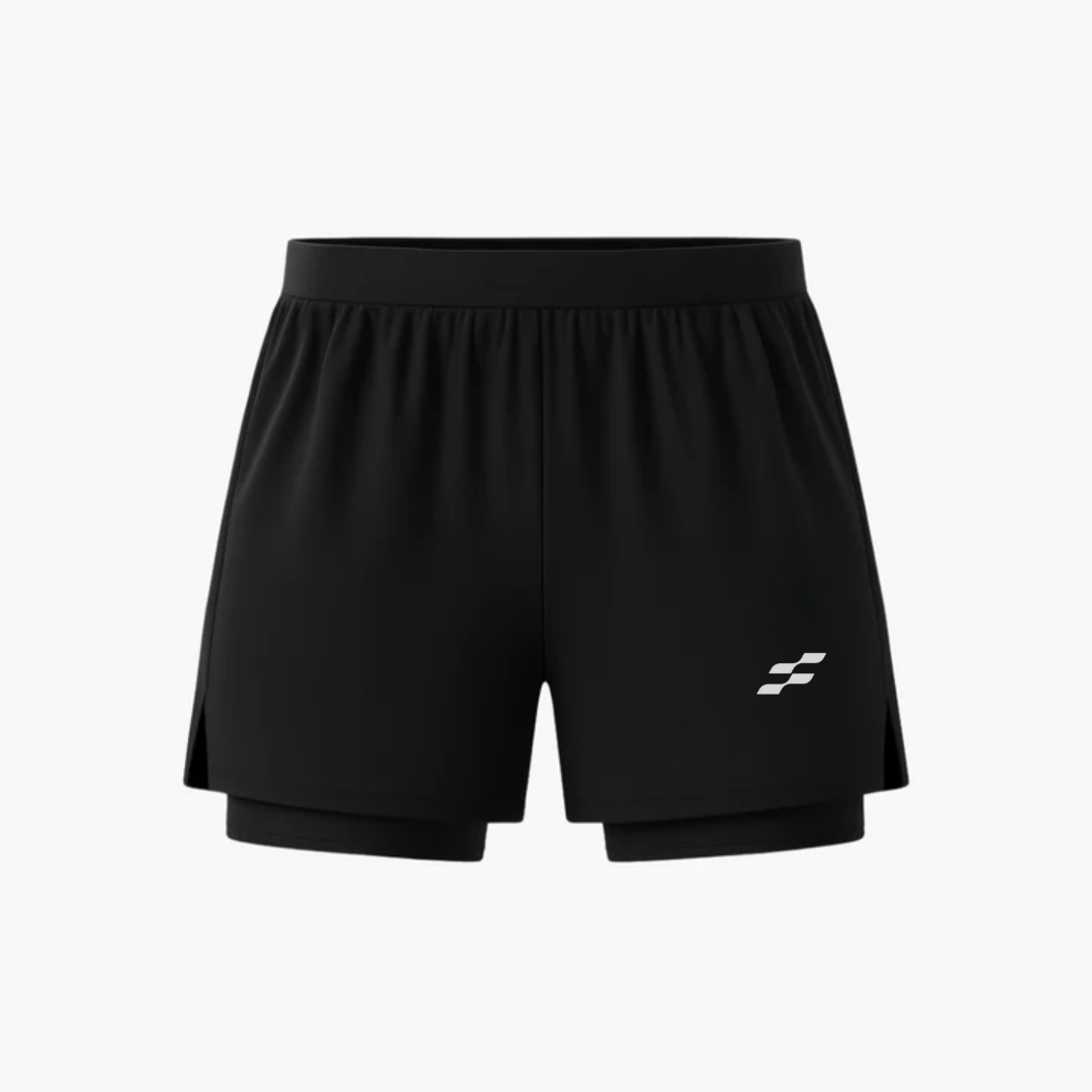 Short 2 en 1 con compresión integrada